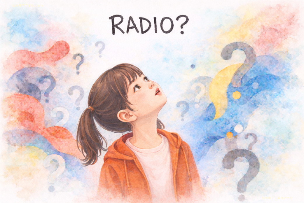 聞き取れない、女の子、娘、ラジオ、松栄電子工業株式会社、松栄電子、松栄電子工業、名古屋 松栄電子工業、集音器、補聴器