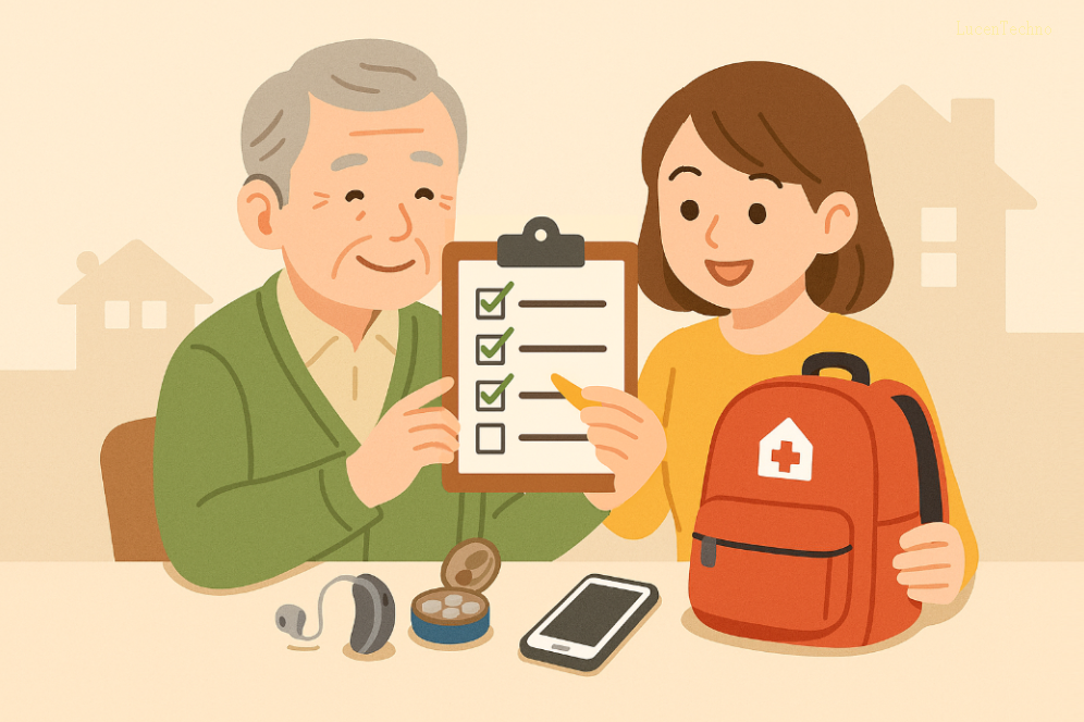 【保存版】災害時に困らない！補聴器・集音器ユーザーの防災チェックリスト