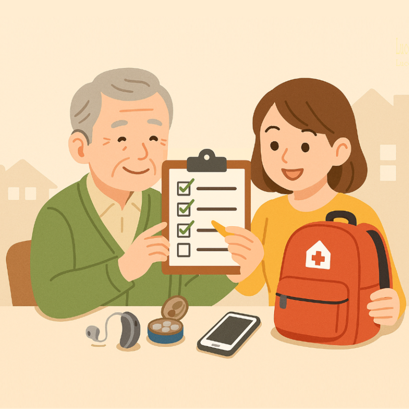 【保存版】災害時に困らない！補聴器・集音器ユーザーの防災チェックリスト