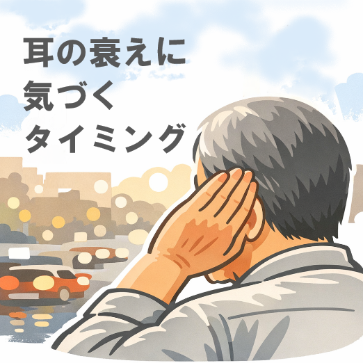 その「聞き返し」、年齢のせいかもしれません――耳の衰えに気づくタイミング