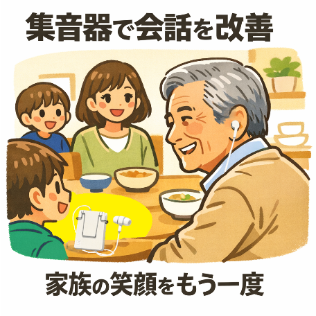 集音器で家族との会話が改善｜聞き返しを減らす方法