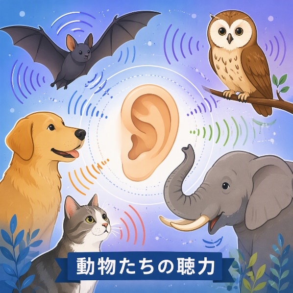 人間には聞こえない音が聞こえる？動物たちの驚異の聴力を解説