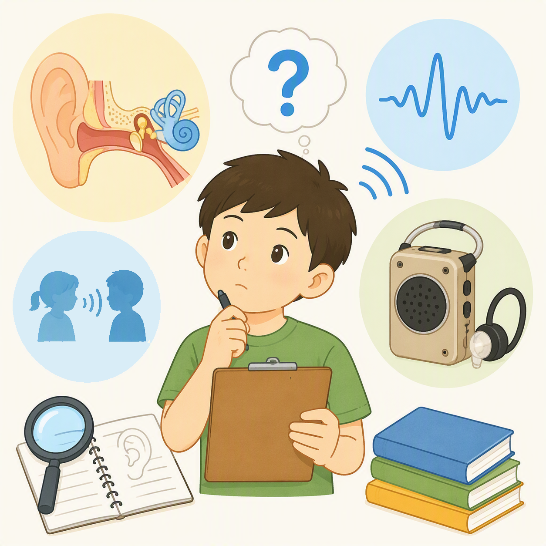 【自由研究におすすめ】子供難聴から学ぶ「耳の仕組み」｜音はどうやって聞こえるの？
