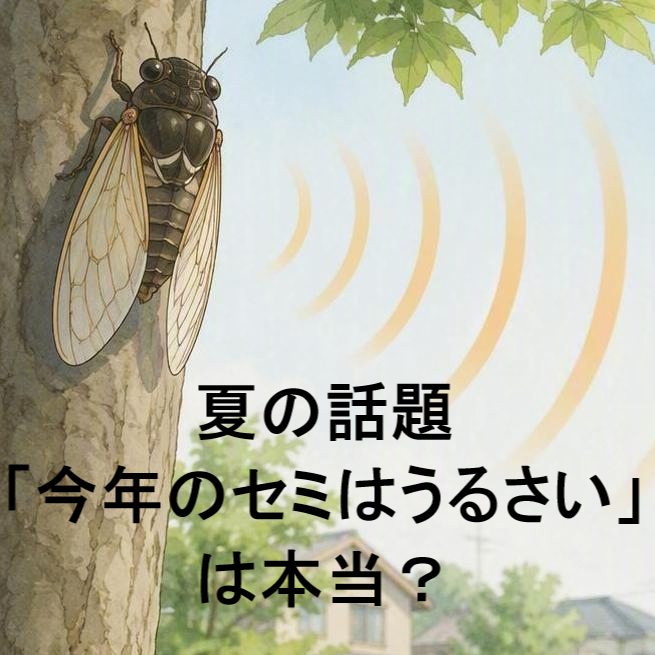 『今年のセミはうるさい』が話題に。聞こえ方の違いでわかる耳の健康状態とは？